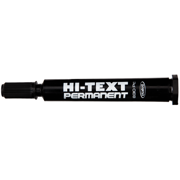 Hi-Text Markör Kesik Uçlu Siyah 830PC