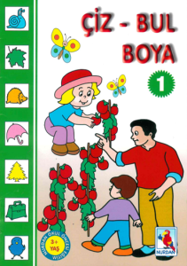 Evrensel İletişim Çiz Bul Boya 1 Boyama Kitabı 3+Yaş