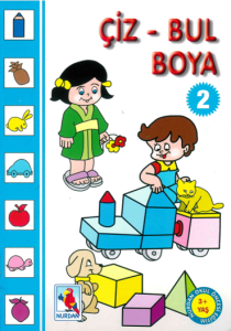 Evrensel İletişim Çiz Bul Boya 2 Boyama Kitabı 3+Yaş
