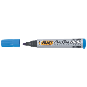 Bic Markör Permanent 1.7 MM Yuvarlak Uçlu Mavi