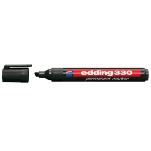Edding Markör Permanent Kesik Uçlu 1-5 MM Siyah 330