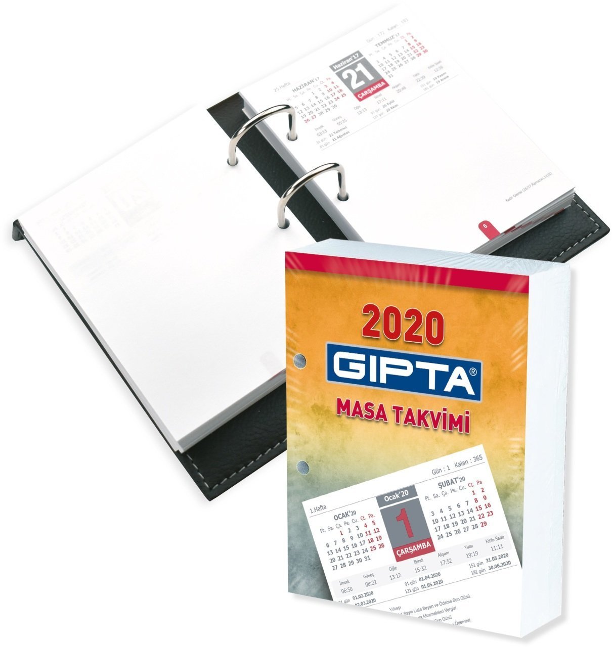 Gıpta 2020 Masa Takvimi Blok 10x13 365-Gtb