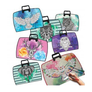 Abka Teknik Resim Çantası Fermuarlı Boyama Seri 38x55 Mandala