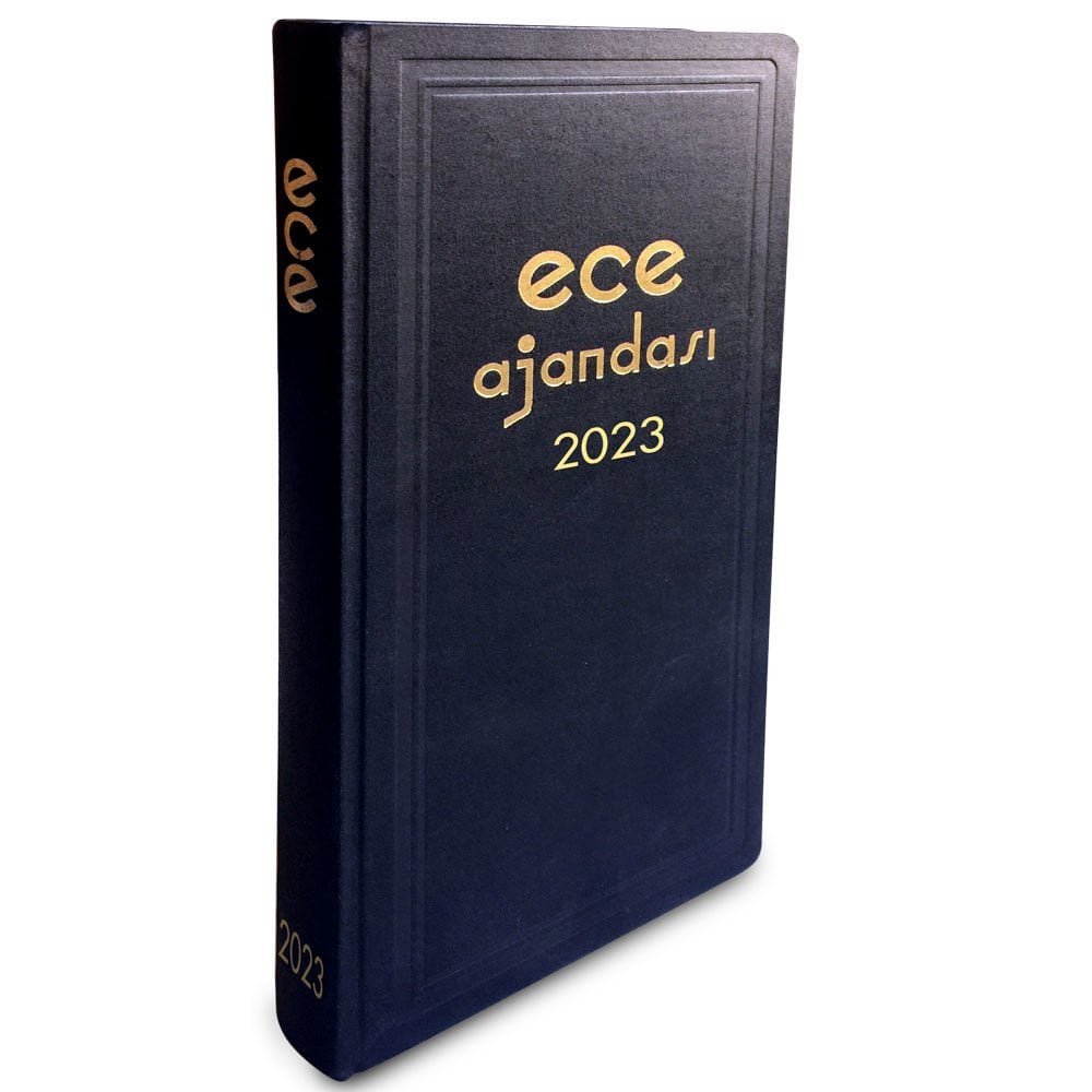 Ece 2023 Ticari Ajanda Asya Günlük Çizgili 17x33