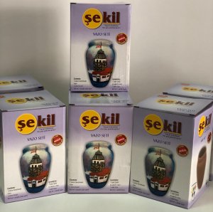 Şekil Vazo Saksı Seti