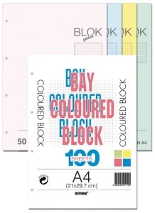Bayındır A4 Kolej Yedek 4 Renk 100 Yaprak Kareli