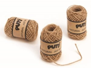 Puti Hasır Jut İp Natural 10m