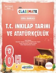 8. Sınıf Classmate T. C. İnkılap Tarihi Ve Atatürkçülük Soru Bankası Okyanus Yayınları