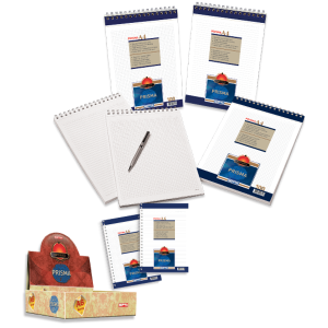 Gıpta Bloknot Prisma Spiralli Karton Kapak Çizgisiz 100 YP A5