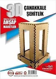İş Teknik Ahşap Maket 3d Çanakkale Şehitlik