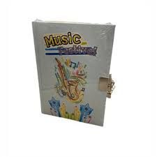 Bayındır Hatıra Defteri Kilitli Müzik 128 YP 14x20