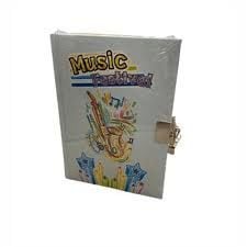 Bayındır Hatıra Defteri Kilitli Müzik 128 YP 14x20