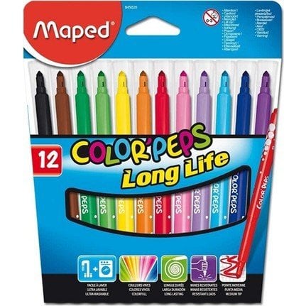 Maped 12li Color Peps Long Life Keçeli Kalem