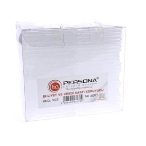 Persona Kart Kabı Kredi Ve Ehliyet Koruyucu 50'li