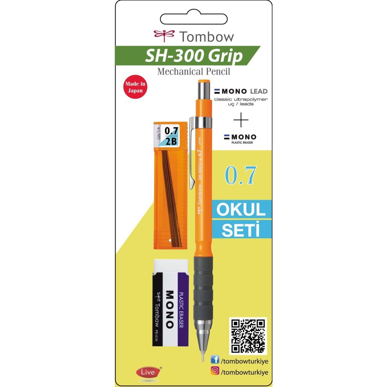 Tombow SH-300 Versatil Uçlu Kalem Seti 0.7 mm