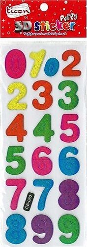 Ticon Puffy Sticker (Rakam)