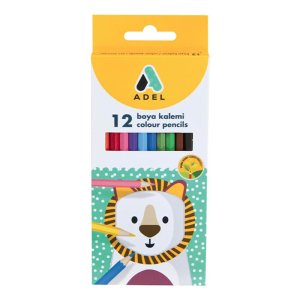 Adel Kuru Boya Kalemi Karton Kutu 12 Renk