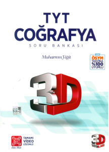Coğrafya Tamamı Video Çözümlü Soru Bankası 3D Yayınları
