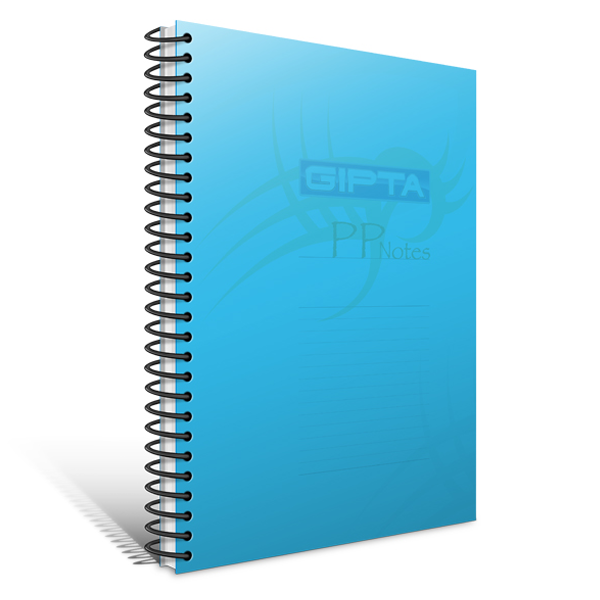 Gıpta Spiralli Defter Eko Plastik Kapak Kareli 80 YP A4