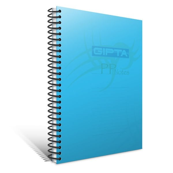 Gıpta Spiralli Defter Eko Plastik Kapak Çizgili 80 YP A4