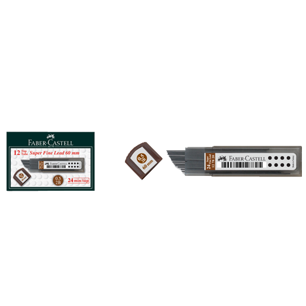 Faber Castell Süper Fine Min Kalem Ucu 0.5 mm 2B (60mm)