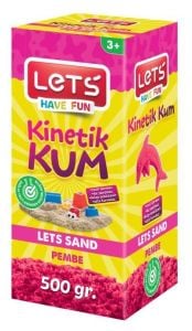 Lets Kinetik Kum 500 Gr Pembe
