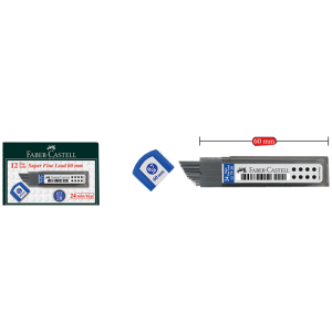 Faber Castell Süper Fine Min Kalem Ucu 0.7 mm 2B (60mm)