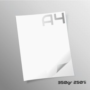 Paper-Tailor Gramajlı A4 Fotokopi Kağıdı 350gr. 250'li