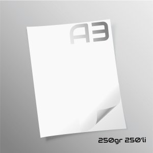 Paper-Tailor Gramajlı A3 Fotokopi Kağıdı 250 gr. 250'li