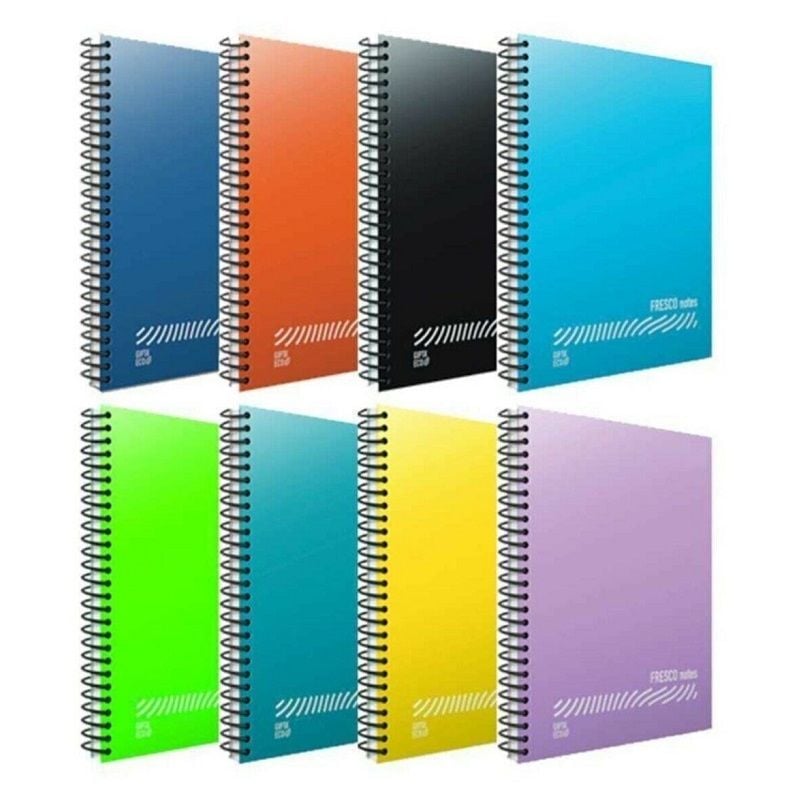 Gıpta Fresco Spiralli Pp Kapak Defter A4 80 Yp Kareli