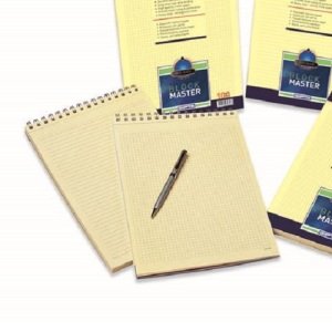 Gıpta Block Master Çizgili Spiralli Karton Kapak Bloknot A5 100 Yp.