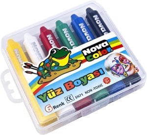 Nova Color Çevirmeli Yüz Boyası 6 Renk
