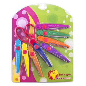 Red Apple Makas 8 Parçalı Şekilli Kesen Set