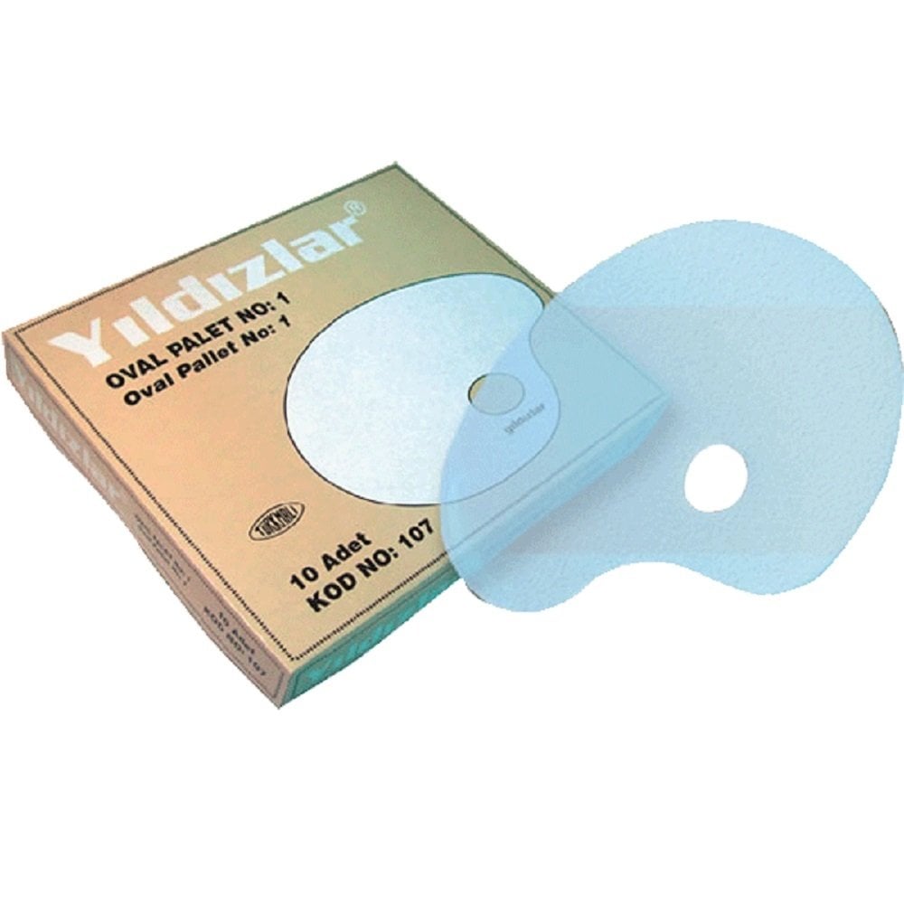 Yıldızlar Palet Oval (Düz) No:1