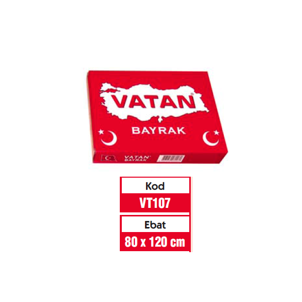 Vatan Bez Bayrak Türk Bayrağı 80x120