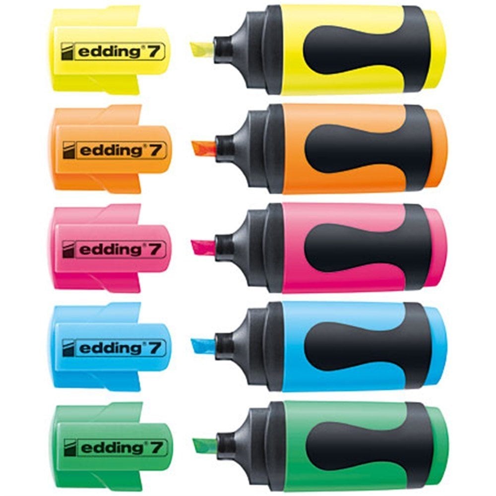 Edding Mini Fosforlu Kalem Sarı