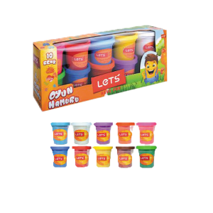 Lets Oyun Hamuru 750 GR 10 Renk