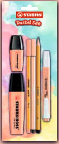 Stabilo Fosforlu Kalem Tek Renk Pastel Set 6 Lı Turuncu