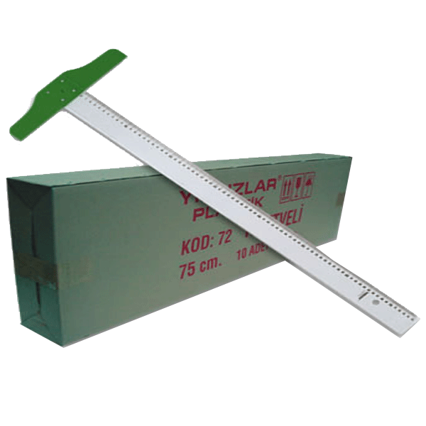 Yıldızlar Plastik T Cetveli 75 cm