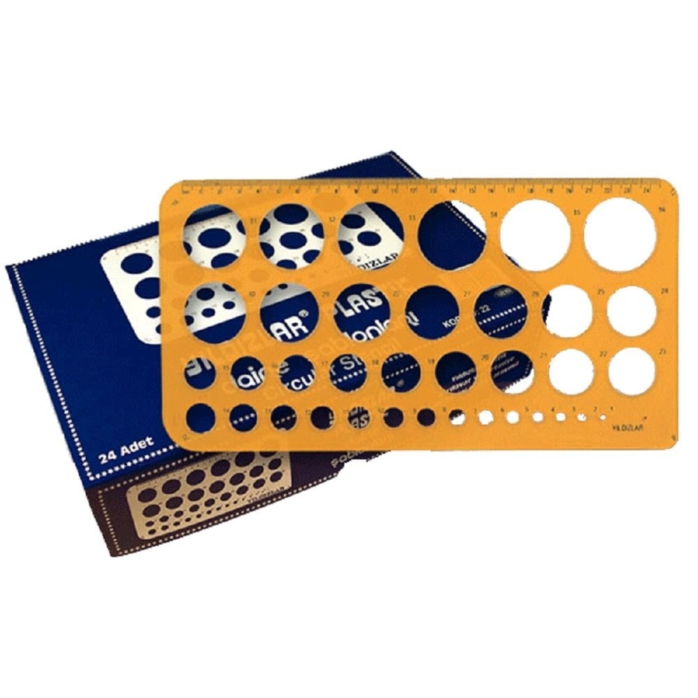 Yıldızlar Daire Şablonu Büyük