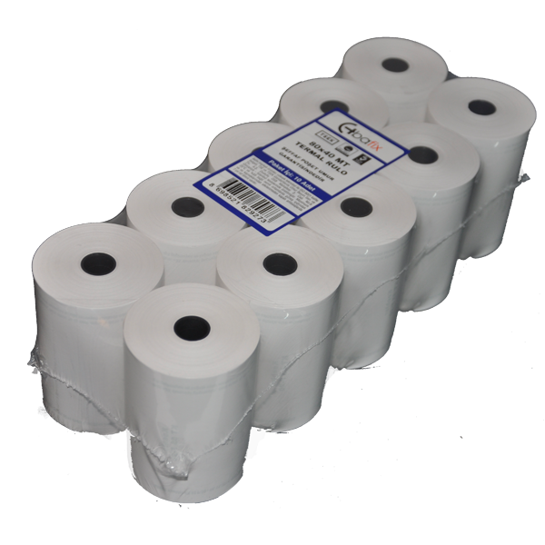 Bafix Termal Yazar Kasa Pos Rulosu 10Lu 80x40 Mt