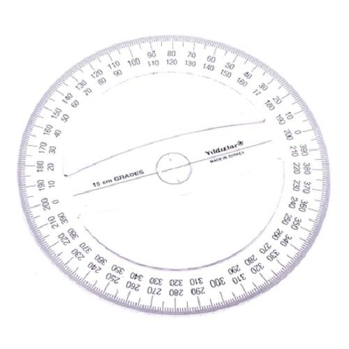 Yıldızlar Minkale Açıölçer Tam Daire 400 Grad