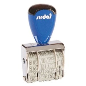 Sırdaş Tarih Kaşesi Elle Çevirmeli 5 mm 1020