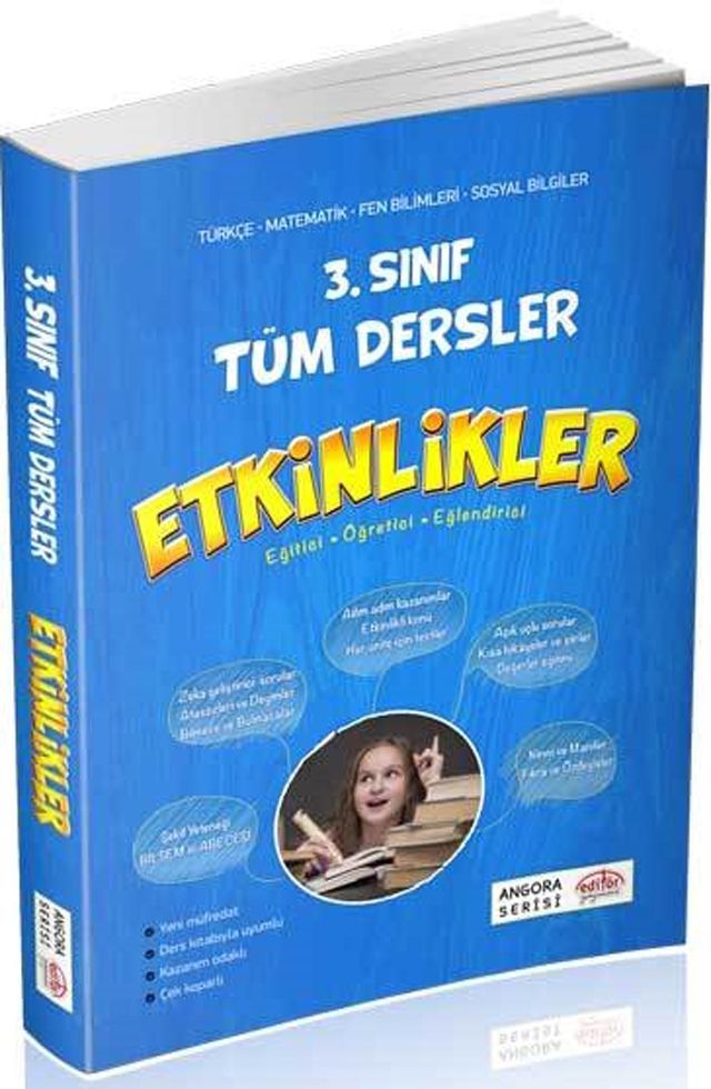 Editör Yayınları 3. Sınıf Tüm Dersler Etkinlikler Angora Serisi