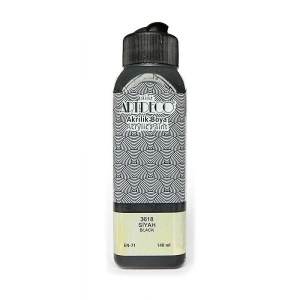 Artdeco Akrilik Boya 140 ML Siyah