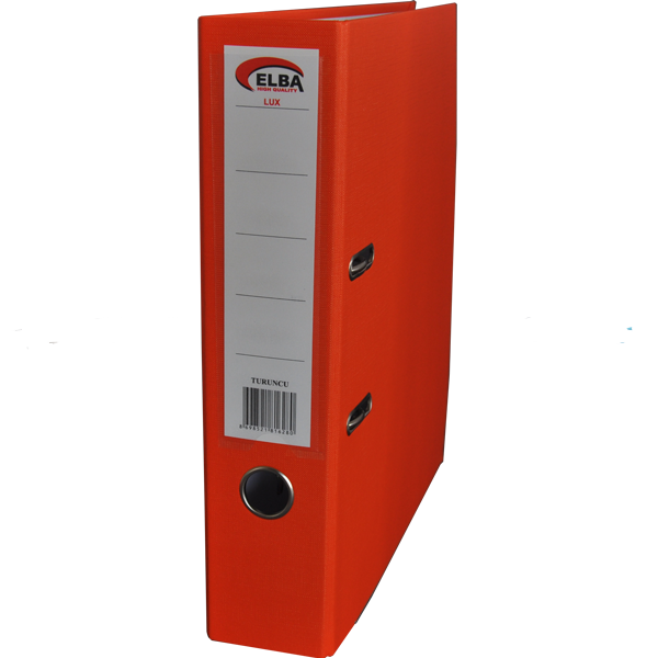 Elba Klasör Plastik Lüx Geniş - Turuncu