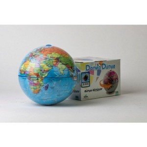 Gürbüz Dönen Siyasi Dünya Küresi 15 cm