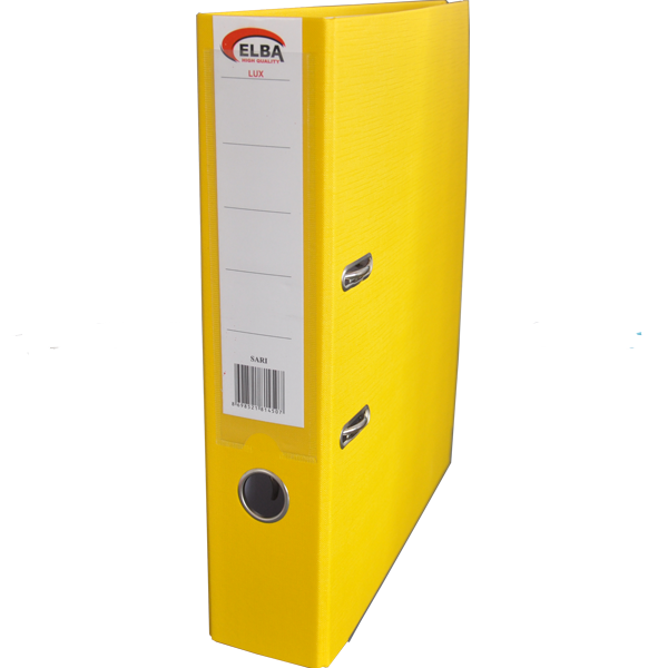 Elba Klasör Plastik Lüx Geniş - Sarı