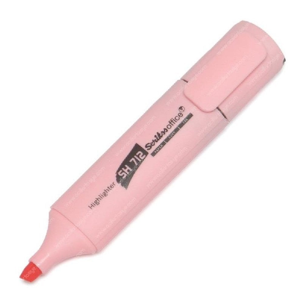 Scrikss Pastel Fosforlu Kalem Pembe