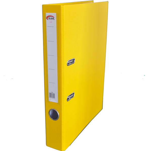 Elba Klasör Plastik Lüx Dar- Sarı
